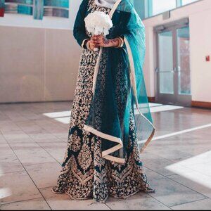 Gorgeous Forest Green Full Length Gown